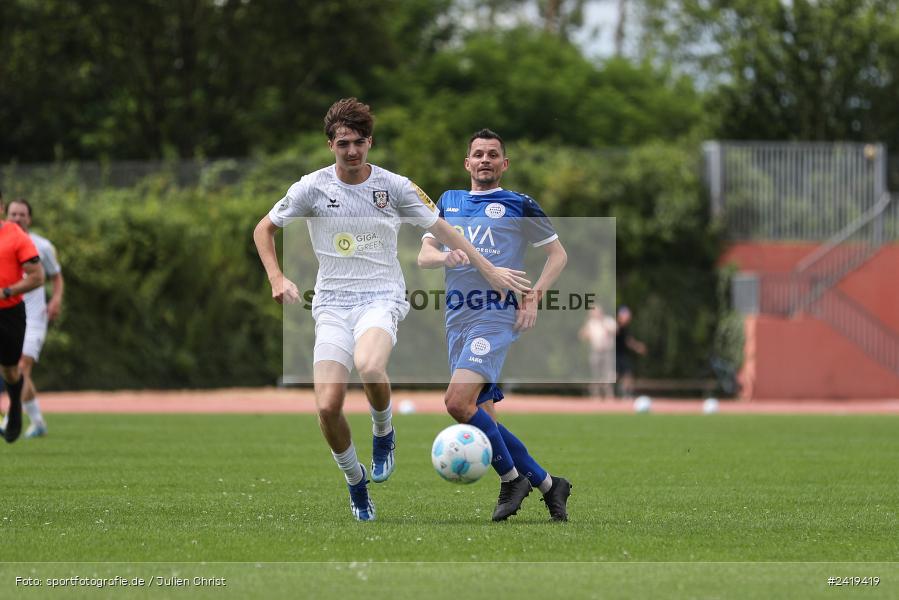 sport, action, Sportgeläde, Regionalliga Südwest, Hessenliga, HFV, Fussball, FSV Frankfurt, FSV, FCB, FC Bayern Alzenau, Alzenau, 13.07.2024 - Bild-ID: 2419419