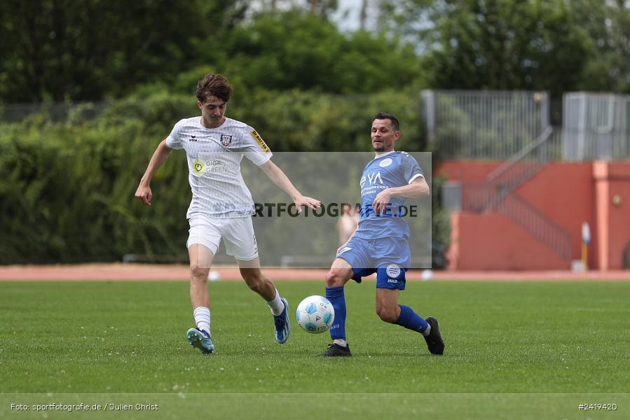 sport, action, Sportgeläde, Regionalliga Südwest, Hessenliga, HFV, Fussball, FSV Frankfurt, FSV, FCB, FC Bayern Alzenau, Alzenau, 13.07.2024 - Bild-ID: 2419420