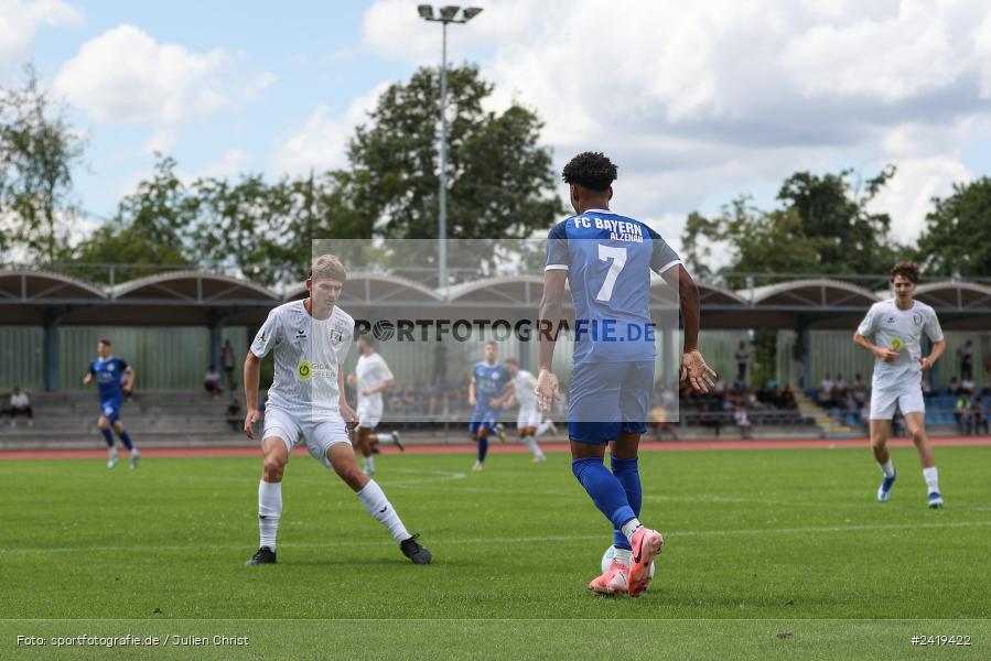 sport, action, Sportgeläde, Regionalliga Südwest, Hessenliga, HFV, Fussball, FSV Frankfurt, FSV, FCB, FC Bayern Alzenau, Alzenau, 13.07.2024 - Bild-ID: 2419422