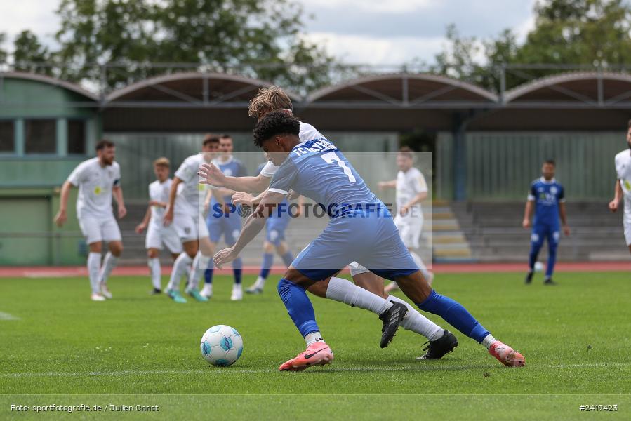 sport, action, Sportgeläde, Regionalliga Südwest, Hessenliga, HFV, Fussball, FSV Frankfurt, FSV, FCB, FC Bayern Alzenau, Alzenau, 13.07.2024 - Bild-ID: 2419423