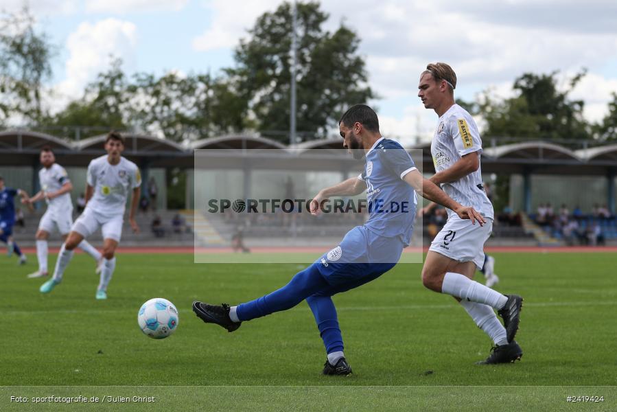 sport, action, Sportgeläde, Regionalliga Südwest, Hessenliga, HFV, Fussball, FSV Frankfurt, FSV, FCB, FC Bayern Alzenau, Alzenau, 13.07.2024 - Bild-ID: 2419424