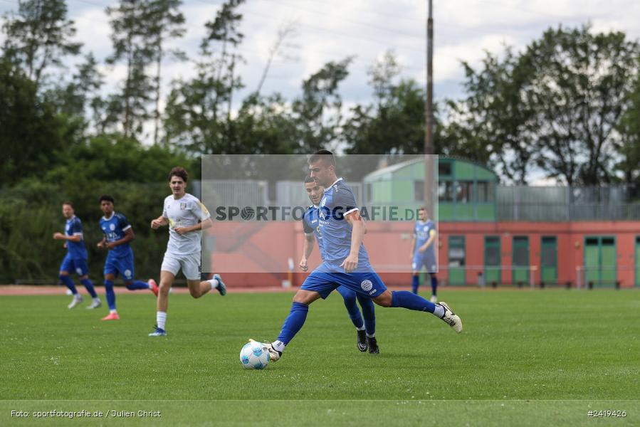 sport, action, Sportgeläde, Regionalliga Südwest, Hessenliga, HFV, Fussball, FSV Frankfurt, FSV, FCB, FC Bayern Alzenau, Alzenau, 13.07.2024 - Bild-ID: 2419426