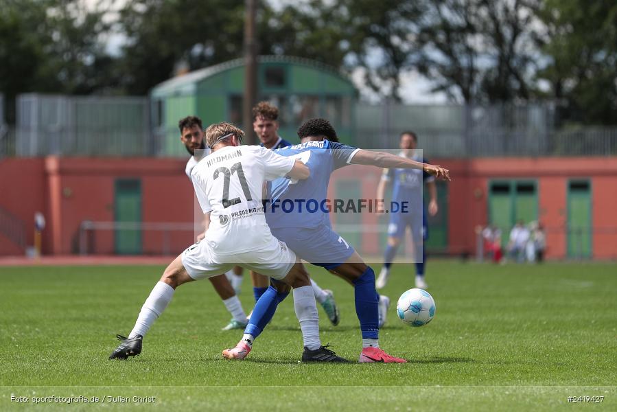 sport, action, Sportgeläde, Regionalliga Südwest, Hessenliga, HFV, Fussball, FSV Frankfurt, FSV, FCB, FC Bayern Alzenau, Alzenau, 13.07.2024 - Bild-ID: 2419427