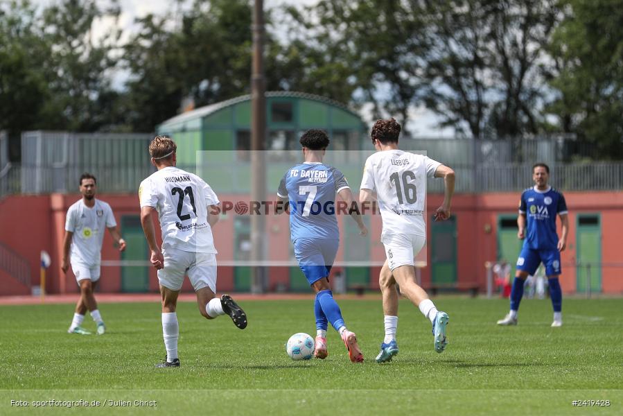 sport, action, Sportgeläde, Regionalliga Südwest, Hessenliga, HFV, Fussball, FSV Frankfurt, FSV, FCB, FC Bayern Alzenau, Alzenau, 13.07.2024 - Bild-ID: 2419428