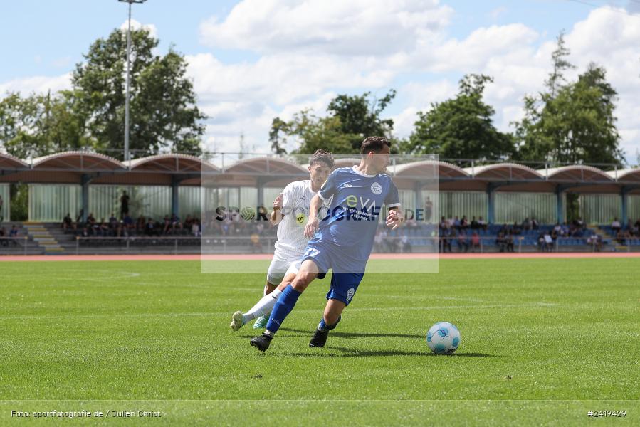 sport, action, Sportgeläde, Regionalliga Südwest, Hessenliga, HFV, Fussball, FSV Frankfurt, FSV, FCB, FC Bayern Alzenau, Alzenau, 13.07.2024 - Bild-ID: 2419429