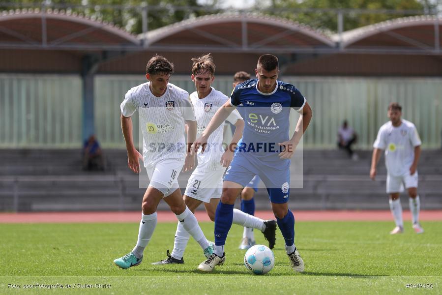 sport, action, Sportgeläde, Regionalliga Südwest, Hessenliga, HFV, Fussball, FSV Frankfurt, FSV, FCB, FC Bayern Alzenau, Alzenau, 13.07.2024 - Bild-ID: 2419430