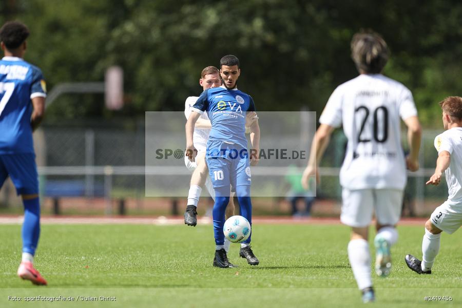 sport, action, Sportgeläde, Regionalliga Südwest, Hessenliga, HFV, Fussball, FSV Frankfurt, FSV, FCB, FC Bayern Alzenau, Alzenau, 13.07.2024 - Bild-ID: 2419436