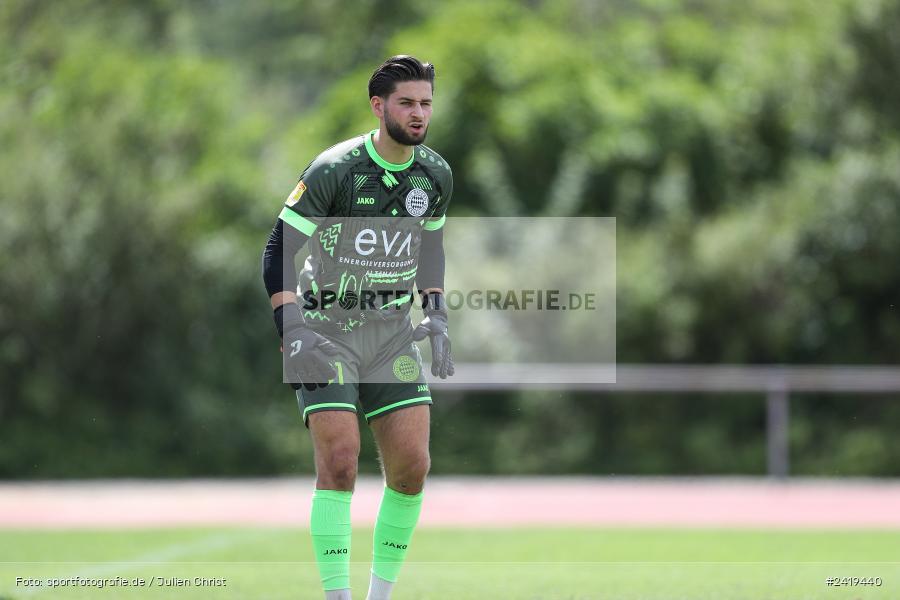 sport, action, Sportgeläde, Regionalliga Südwest, Hessenliga, HFV, Fussball, FSV Frankfurt, FSV, FCB, FC Bayern Alzenau, Alzenau, 13.07.2024 - Bild-ID: 2419440