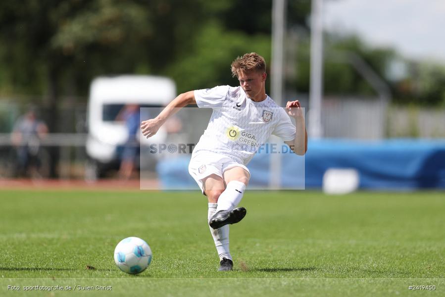 sport, action, Sportgeläde, Regionalliga Südwest, Hessenliga, HFV, Fussball, FSV Frankfurt, FSV, FCB, FC Bayern Alzenau, Alzenau, 13.07.2024 - Bild-ID: 2419450