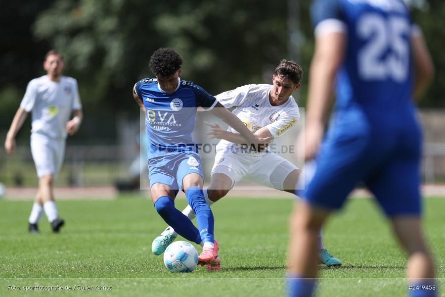 sport, action, Sportgeläde, Regionalliga Südwest, Hessenliga, HFV, Fussball, FSV Frankfurt, FSV, FCB, FC Bayern Alzenau, Alzenau, 13.07.2024 - Bild-ID: 2419453