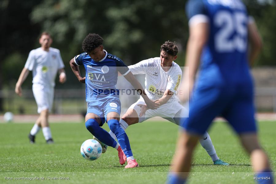 sport, action, Sportgeläde, Regionalliga Südwest, Hessenliga, HFV, Fussball, FSV Frankfurt, FSV, FCB, FC Bayern Alzenau, Alzenau, 13.07.2024 - Bild-ID: 2419454