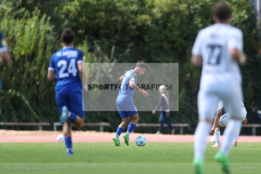 sport, action, Sportgeläde, Regionalliga Südwest, Hessenliga, HFV, Fussball, FSV Frankfurt, FSV, FCB, FC Bayern Alzenau, Alzenau, 13.07.2024 - Bild-ID: 2419462