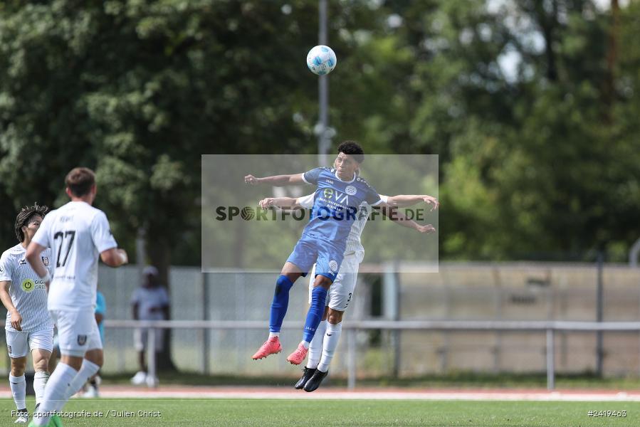 sport, action, Sportgeläde, Regionalliga Südwest, Hessenliga, HFV, Fussball, FSV Frankfurt, FSV, FCB, FC Bayern Alzenau, Alzenau, 13.07.2024 - Bild-ID: 2419463