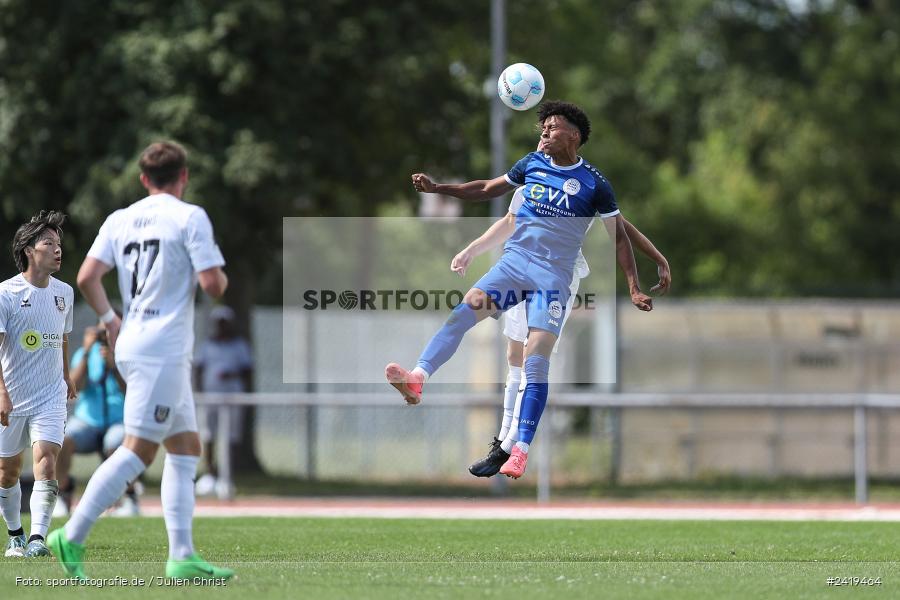 sport, action, Sportgeläde, Regionalliga Südwest, Hessenliga, HFV, Fussball, FSV Frankfurt, FSV, FCB, FC Bayern Alzenau, Alzenau, 13.07.2024 - Bild-ID: 2419464