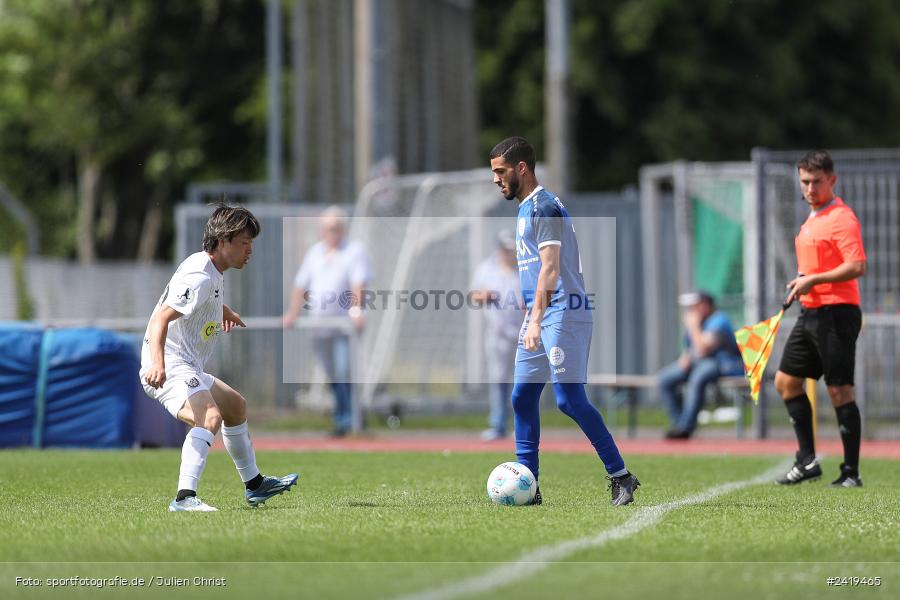 sport, action, Sportgeläde, Regionalliga Südwest, Hessenliga, HFV, Fussball, FSV Frankfurt, FSV, FCB, FC Bayern Alzenau, Alzenau, 13.07.2024 - Bild-ID: 2419465