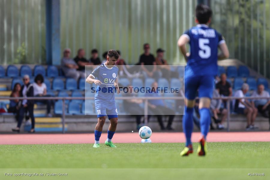 sport, action, Sportgeläde, Regionalliga Südwest, Hessenliga, HFV, Fussball, FSV Frankfurt, FSV, FCB, FC Bayern Alzenau, Alzenau, 13.07.2024 - Bild-ID: 2419468