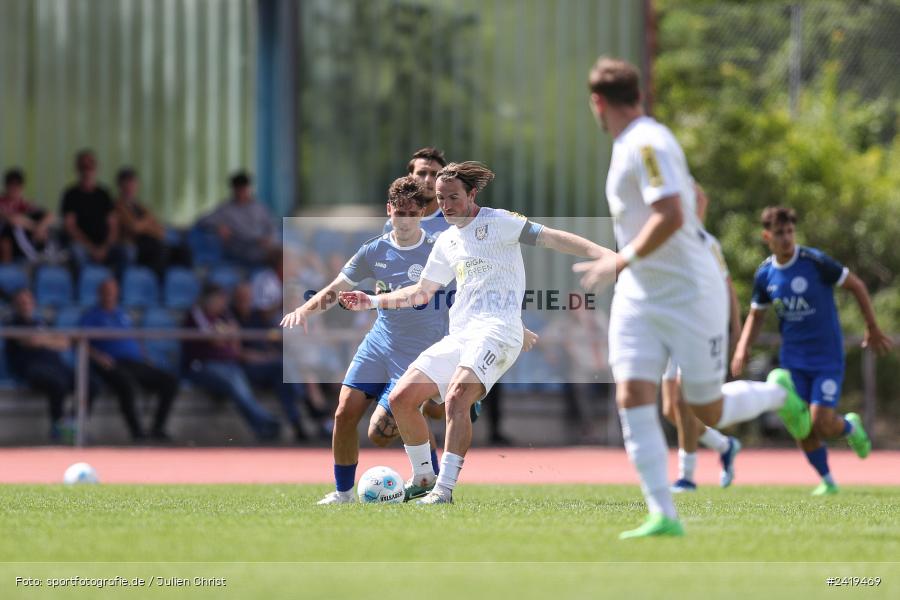 sport, action, Sportgeläde, Regionalliga Südwest, Hessenliga, HFV, Fussball, FSV Frankfurt, FSV, FCB, FC Bayern Alzenau, Alzenau, 13.07.2024 - Bild-ID: 2419469