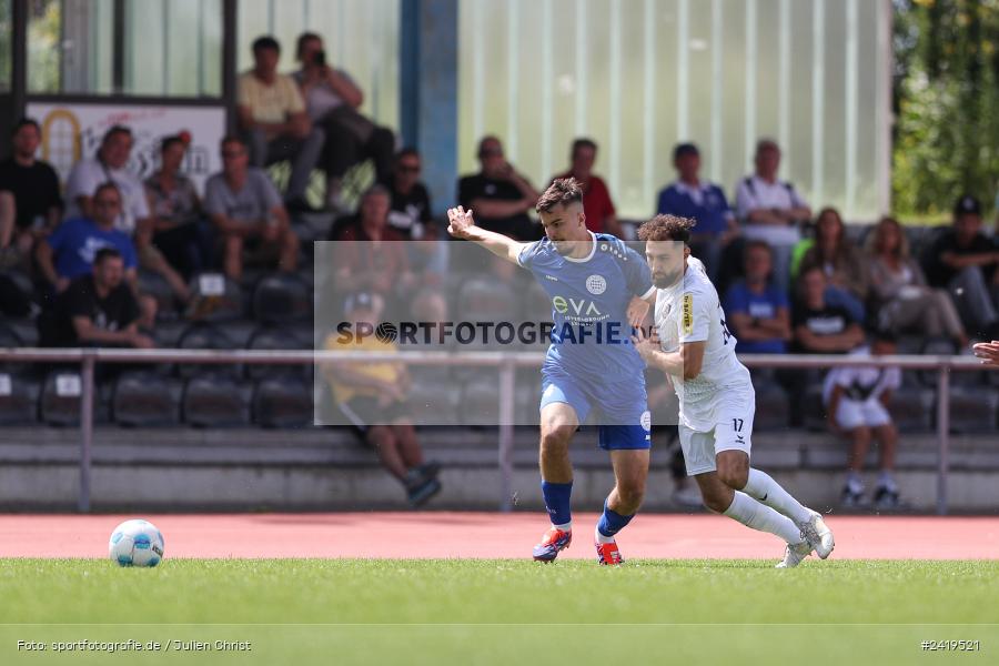sport, action, Sportgeläde, Regionalliga Südwest, Hessenliga, HFV, Fussball, FSV Frankfurt, FSV, FCB, FC Bayern Alzenau, Alzenau, 13.07.2024 - Bild-ID: 2419521