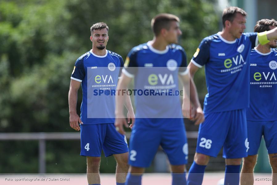 sport, action, Sportgeläde, Regionalliga Südwest, Hessenliga, HFV, Fussball, FSV Frankfurt, FSV, FCB, FC Bayern Alzenau, Alzenau, 13.07.2024 - Bild-ID: 2419526