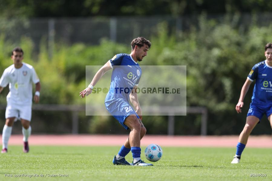 sport, action, Sportgeläde, Regionalliga Südwest, Hessenliga, HFV, Fussball, FSV Frankfurt, FSV, FCB, FC Bayern Alzenau, Alzenau, 13.07.2024 - Bild-ID: 2419529