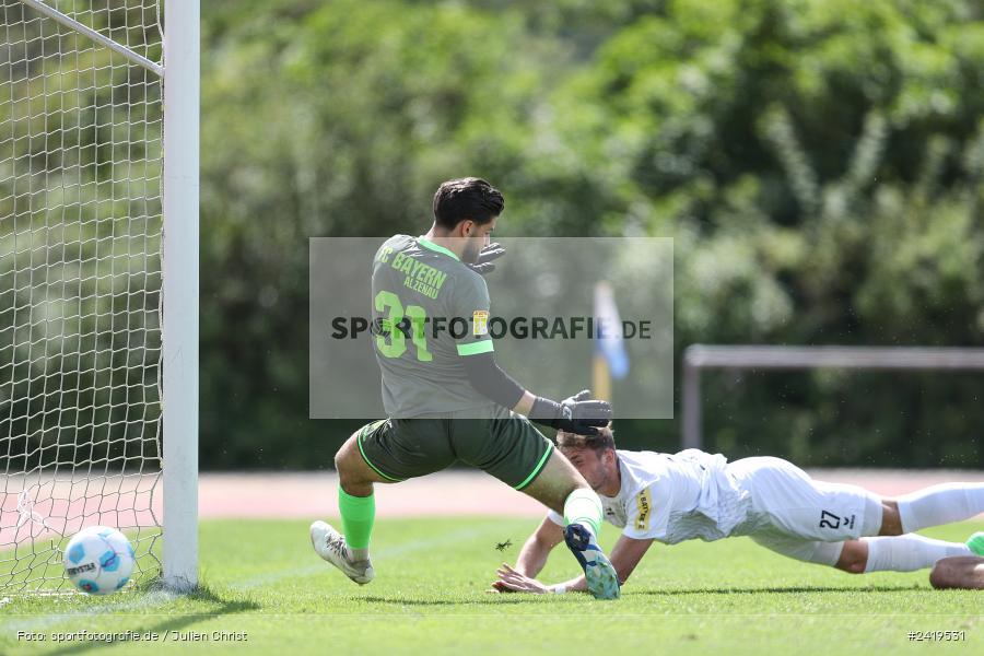 sport, action, Sportgeläde, Regionalliga Südwest, Hessenliga, HFV, Fussball, FSV Frankfurt, FSV, FCB, FC Bayern Alzenau, Alzenau, 13.07.2024 - Bild-ID: 2419531