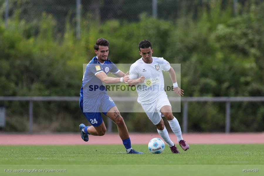 sport, action, Sportgeläde, Regionalliga Südwest, Hessenliga, HFV, Fussball, FSV Frankfurt, FSV, FCB, FC Bayern Alzenau, Alzenau, 13.07.2024 - Bild-ID: 2419537