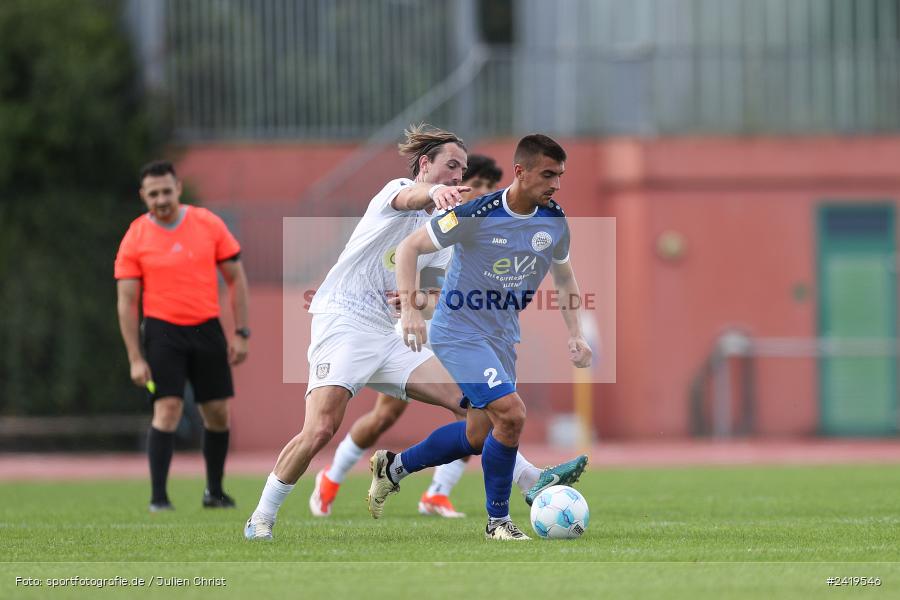 sport, action, Sportgeläde, Regionalliga Südwest, Hessenliga, HFV, Fussball, FSV Frankfurt, FSV, FCB, FC Bayern Alzenau, Alzenau, 13.07.2024 - Bild-ID: 2419546