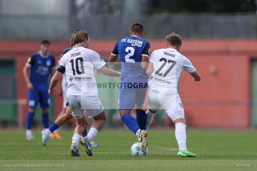 sport, action, Sportgeläde, Regionalliga Südwest, Hessenliga, HFV, Fussball, FSV Frankfurt, FSV, FCB, FC Bayern Alzenau, Alzenau, 13.07.2024 - Bild-ID: 2419547 sport, action, Sportgeläde, Regionalliga Südwest, Hessenliga, HFV, Fussball, FSV Frankfurt, FSV, FCB, FC Bayern Alzenau, Alzenau, 13.07.2024 - Bild-ID: 2419547