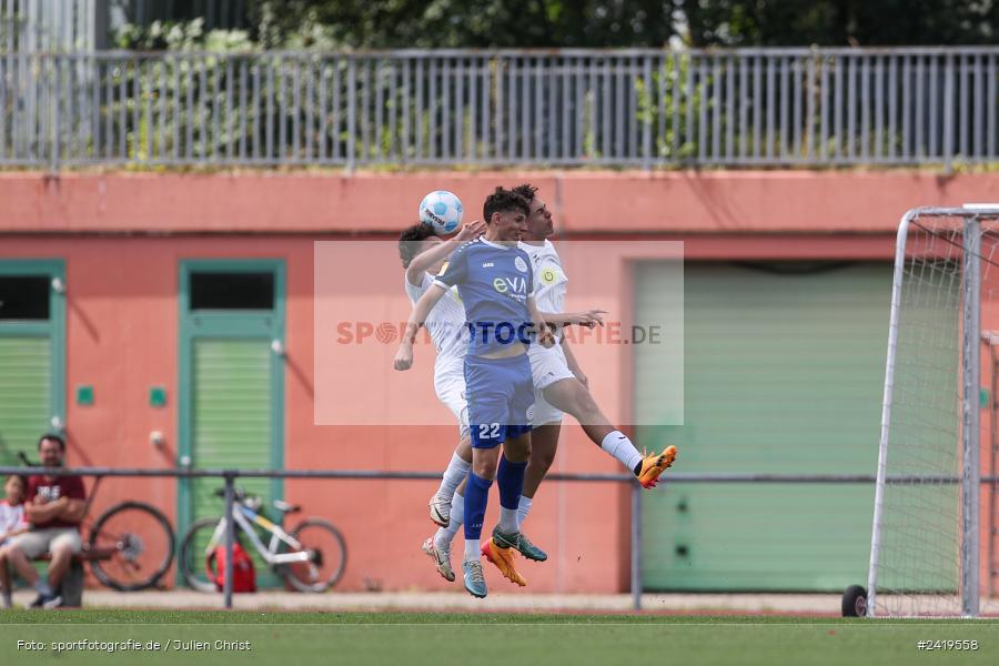 sport, action, Sportgeläde, Regionalliga Südwest, Hessenliga, HFV, Fussball, FSV Frankfurt, FSV, FCB, FC Bayern Alzenau, Alzenau, 13.07.2024 - Bild-ID: 2419558 sport, action, Sportgeläde, Regionalliga Südwest, Hessenliga, HFV, Fussball, FSV Frankfurt, FSV, FCB, FC Bayern Alzenau, Alzenau, 13.07.2024 - Bild-ID: 2419558