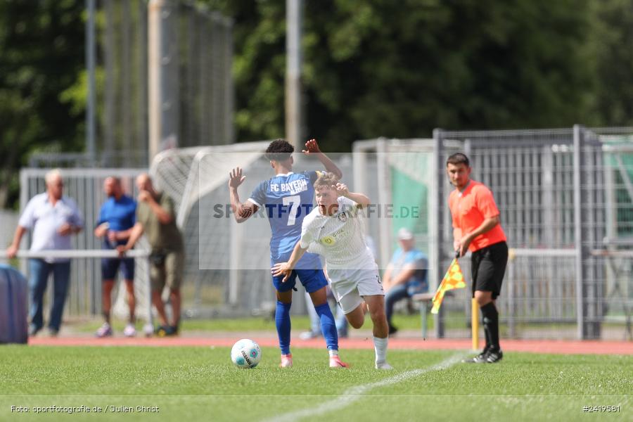sport, action, Sportgeläde, Regionalliga Südwest, Hessenliga, HFV, Fussball, FSV Frankfurt, FSV, FCB, FC Bayern Alzenau, Alzenau, 13.07.2024 - Bild-ID: 2419581 sport, action, Sportgeläde, Regionalliga Südwest, Hessenliga, HFV, Fussball, FSV Frankfurt, FSV, FCB, FC Bayern Alzenau, Alzenau, 13.07.2024 - Bild-ID: 2419581