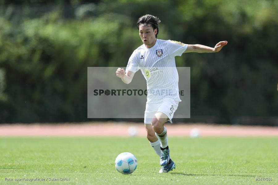 sport, action, Sportgeläde, Regionalliga Südwest, Hessenliga, HFV, Fussball, FSV Frankfurt, FSV, FCB, FC Bayern Alzenau, Alzenau, 13.07.2024 - Bild-ID: 2419586 sport, action, Sportgeläde, Regionalliga Südwest, Hessenliga, HFV, Fussball, FSV Frankfurt, FSV, FCB, FC Bayern Alzenau, Alzenau, 13.07.2024 - Bild-ID: 2419586