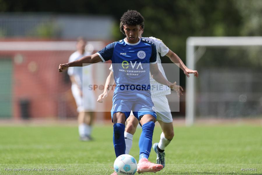 sport, action, Sportgeläde, Regionalliga Südwest, Hessenliga, HFV, Fussball, FSV Frankfurt, FSV, FCB, FC Bayern Alzenau, Alzenau, 13.07.2024 - Bild-ID: 2419592