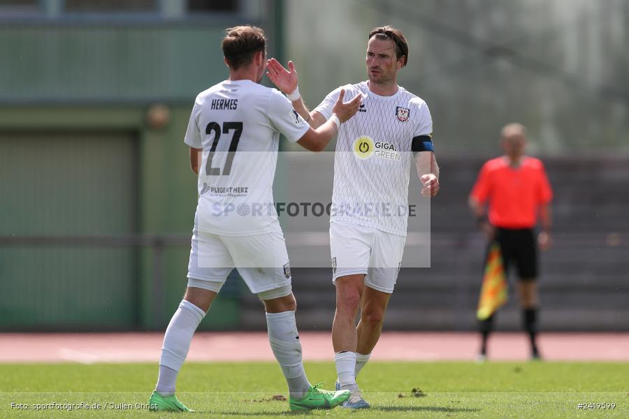 sport, action, Sportgeläde, Regionalliga Südwest, Hessenliga, HFV, Fussball, FSV Frankfurt, FSV, FCB, FC Bayern Alzenau, Alzenau, 13.07.2024 - Bild-ID: 2419599