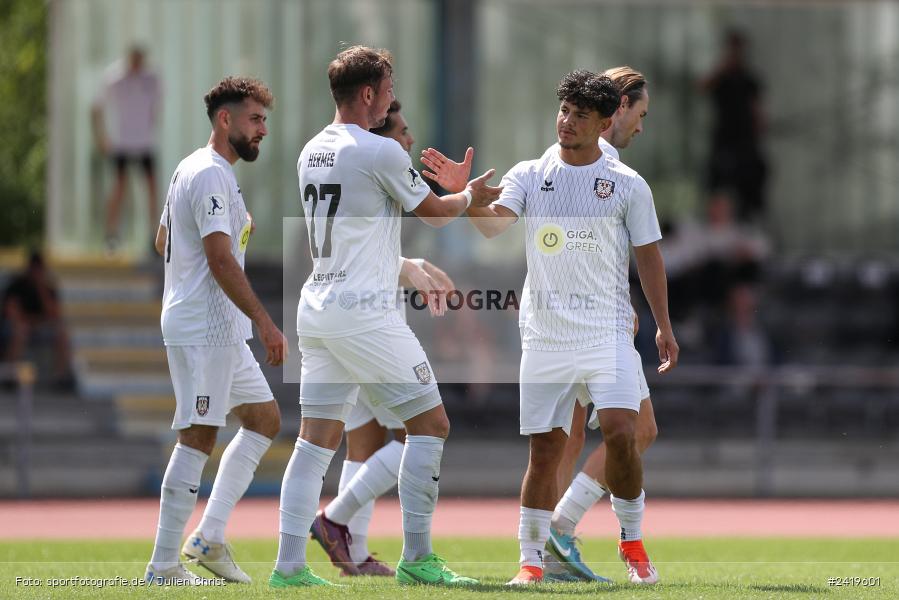 sport, action, Sportgeläde, Regionalliga Südwest, Hessenliga, HFV, Fussball, FSV Frankfurt, FSV, FCB, FC Bayern Alzenau, Alzenau, 13.07.2024 - Bild-ID: 2419601