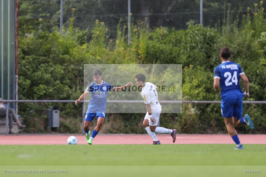 sport, action, Sportgeläde, Regionalliga Südwest, Hessenliga, HFV, Fussball, FSV Frankfurt, FSV, FCB, FC Bayern Alzenau, Alzenau, 13.07.2024 - Bild-ID: 2419602