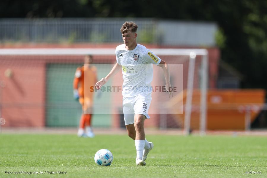 sport, action, Sportgeläde, Regionalliga Südwest, Hessenliga, HFV, Fussball, FSV Frankfurt, FSV, FCB, FC Bayern Alzenau, Alzenau, 13.07.2024 - Bild-ID: 2419604