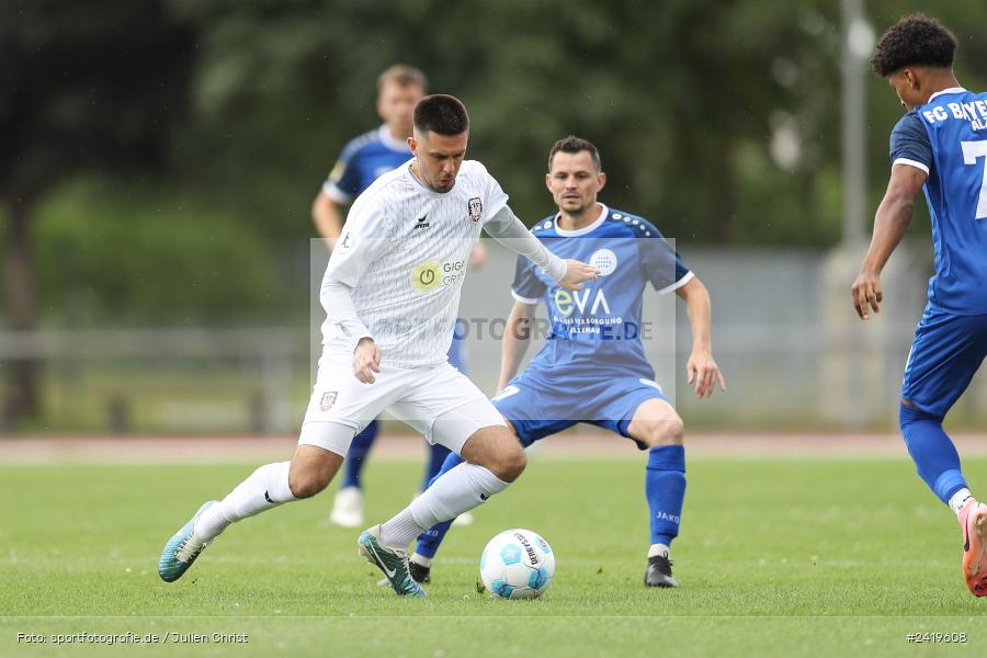 sport, action, Sportgeläde, Regionalliga Südwest, Hessenliga, HFV, Fussball, FSV Frankfurt, FSV, FCB, FC Bayern Alzenau, Alzenau, 13.07.2024 - Bild-ID: 2419608