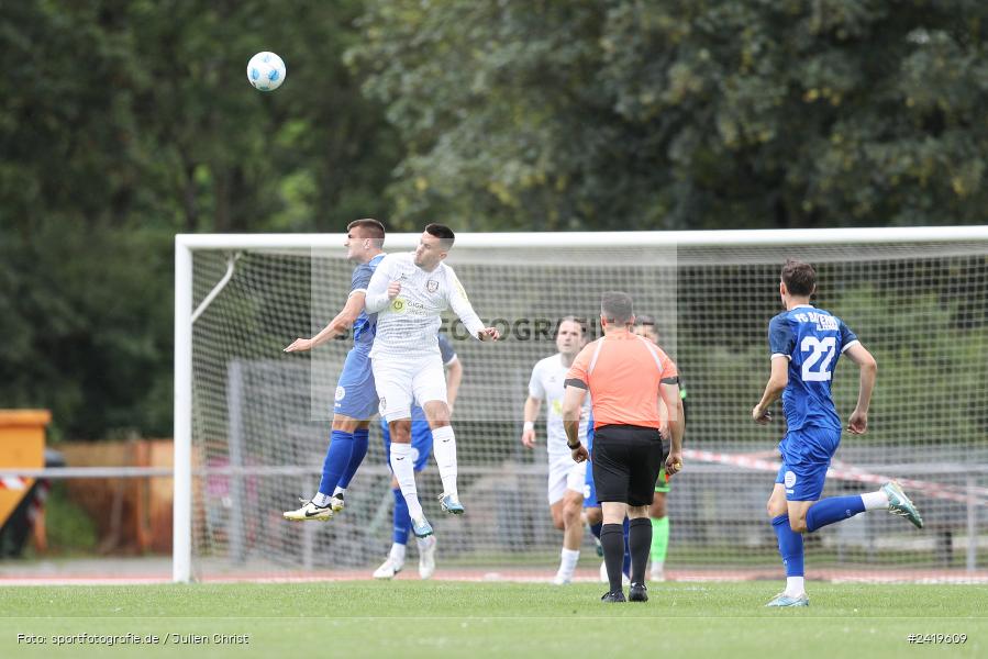 sport, action, Sportgeläde, Regionalliga Südwest, Hessenliga, HFV, Fussball, FSV Frankfurt, FSV, FCB, FC Bayern Alzenau, Alzenau, 13.07.2024 - Bild-ID: 2419609