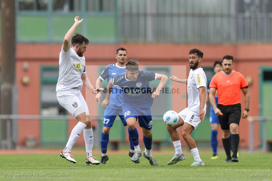 sport, action, Sportgeläde, Regionalliga Südwest, Hessenliga, HFV, Fussball, FSV Frankfurt, FSV, FCB, FC Bayern Alzenau, Alzenau, 13.07.2024 - Bild-ID: 2419612