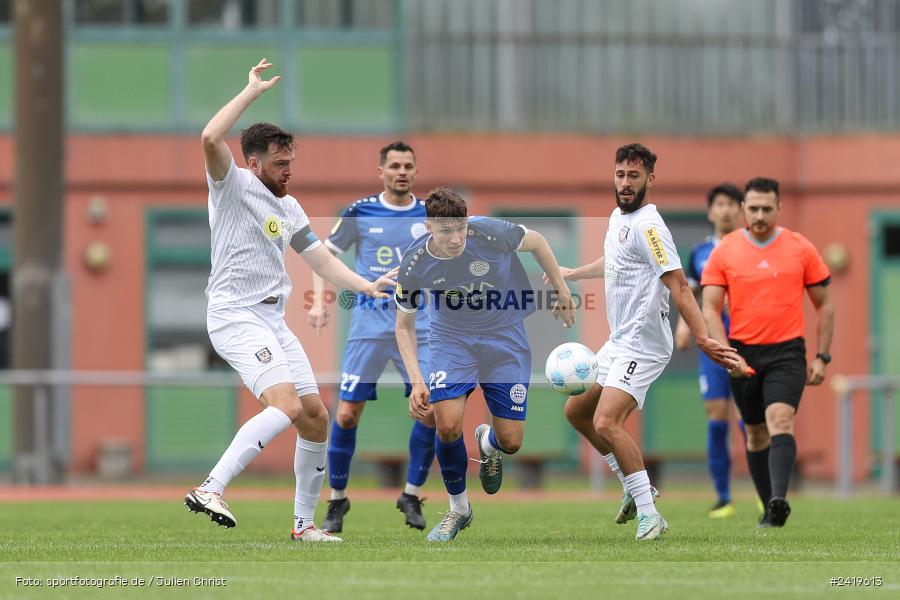 sport, action, Sportgeläde, Regionalliga Südwest, Hessenliga, HFV, Fussball, FSV Frankfurt, FSV, FCB, FC Bayern Alzenau, Alzenau, 13.07.2024 - Bild-ID: 2419613