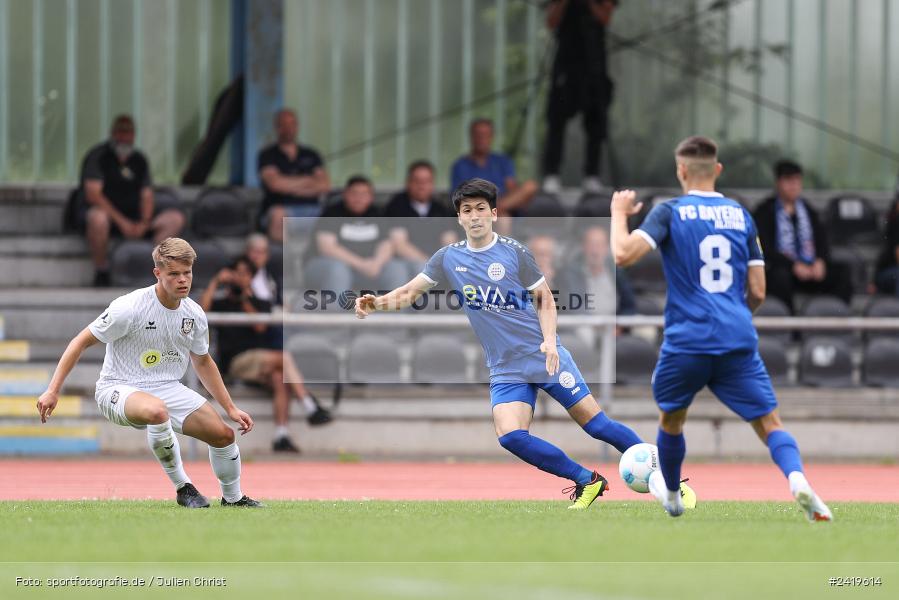 sport, action, Sportgeläde, Regionalliga Südwest, Hessenliga, HFV, Fussball, FSV Frankfurt, FSV, FCB, FC Bayern Alzenau, Alzenau, 13.07.2024 - Bild-ID: 2419614