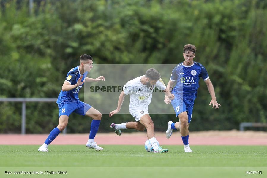 sport, action, Sportgeläde, Regionalliga Südwest, Hessenliga, HFV, Fussball, FSV Frankfurt, FSV, FCB, FC Bayern Alzenau, Alzenau, 13.07.2024 - Bild-ID: 2419615