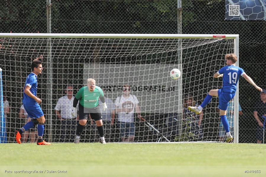 Sportgeländer Gassenhäuser, Wertheim-Nassig, 14.07.2024, sport, action, Fussball, 49. Wertheimer Stadtmeisterschaft 2024, VFB, FCW, VfB Reicholzheim, FC Wertheim-Eichel - Bild-ID: 2419853