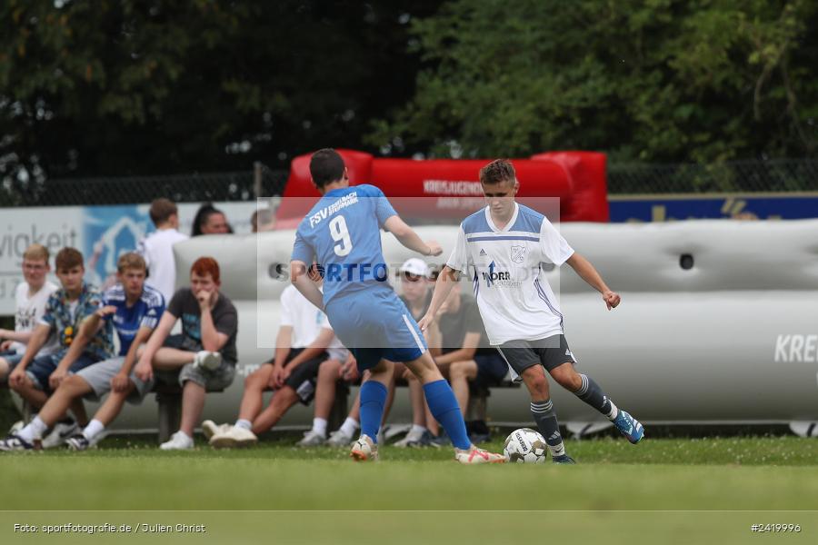 Sportgelände, Bischbrunn, 14.07.2024, sport, action, Fussball, VG-Turnier Finale, FSV, SGU, FSV Esselbach-Steinmark, SG Urspringen/Karbach/Duttenbrunn - Bild-ID: 2419996