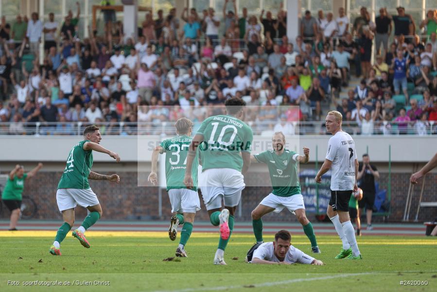 Willy-Sachs-Stadion, Schweinfurt, 19.07.2024, sport, action, Fussball, BFV, Regionalliga Bayern, 1. Spieltag, TSV, FCS, TSV Aubstadt, 1. FC Schweinfurt 1905 - Bild-ID: 2420060 Willy-Sachs-Stadion, Schweinfurt, 19.07.2024, sport, action, Fussball, BFV, Regionalliga Bayern, 1. Spieltag, TSV, FCS, TSV Aubstadt, 1. FC Schweinfurt 1905 - Bild-ID: 2420060