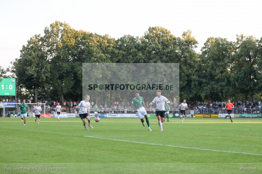 Willy-Sachs-Stadion, Schweinfurt, 19.07.2024, sport, action, Fussball, BFV, Regionalliga Bayern, 1. Spieltag, TSV, FCS, TSV Aubstadt, 1. FC Schweinfurt 1905 - Bild-ID: 2420065 Willy-Sachs-Stadion, Schweinfurt, 19.07.2024, sport, action, Fussball, BFV, Regionalliga Bayern, 1. Spieltag, TSV, FCS, TSV Aubstadt, 1. FC Schweinfurt 1905 - Bild-ID: 2420065