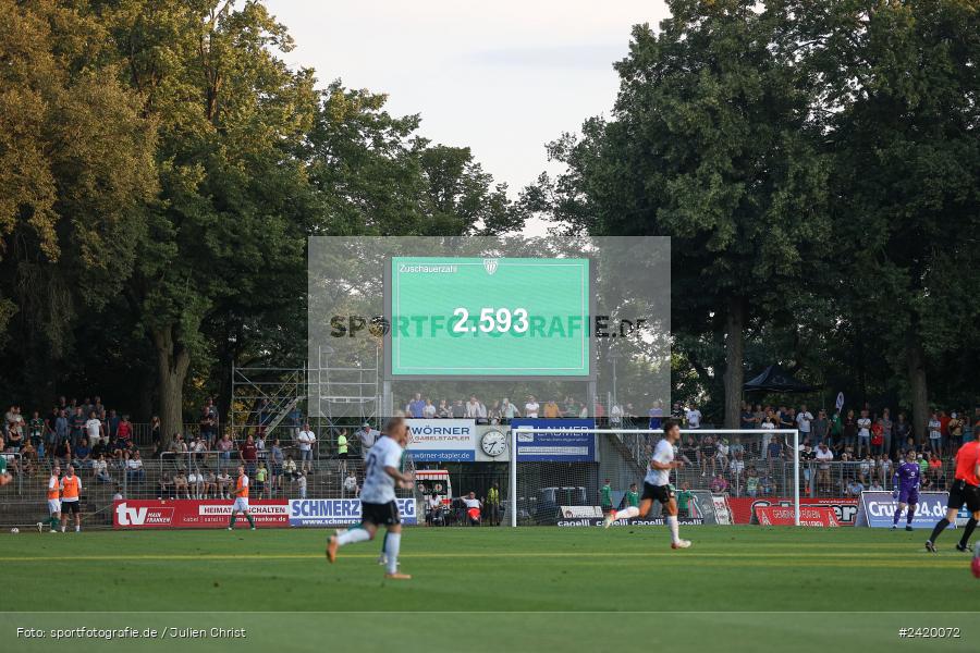 Willy-Sachs-Stadion, Schweinfurt, 19.07.2024, sport, action, Fussball, BFV, Regionalliga Bayern, 1. Spieltag, TSV, FCS, TSV Aubstadt, 1. FC Schweinfurt 1905 - Bild-ID: 2420072 Willy-Sachs-Stadion, Schweinfurt, 19.07.2024, sport, action, Fussball, BFV, Regionalliga Bayern, 1. Spieltag, TSV, FCS, TSV Aubstadt, 1. FC Schweinfurt 1905 - Bild-ID: 2420072