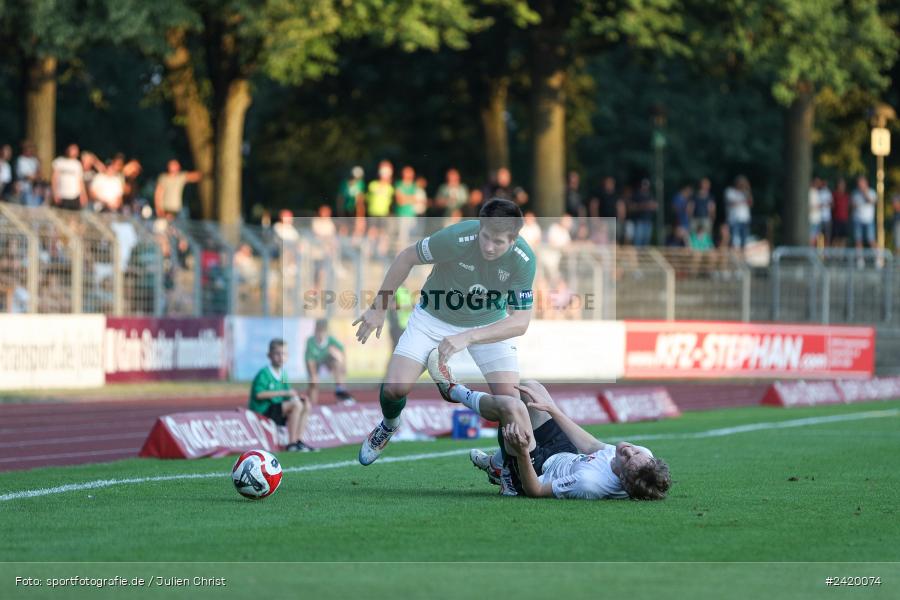 Willy-Sachs-Stadion, Schweinfurt, 19.07.2024, sport, action, Fussball, BFV, Regionalliga Bayern, 1. Spieltag, TSV, FCS, TSV Aubstadt, 1. FC Schweinfurt 1905 - Bild-ID: 2420074 Willy-Sachs-Stadion, Schweinfurt, 19.07.2024, sport, action, Fussball, BFV, Regionalliga Bayern, 1. Spieltag, TSV, FCS, TSV Aubstadt, 1. FC Schweinfurt 1905 - Bild-ID: 2420074