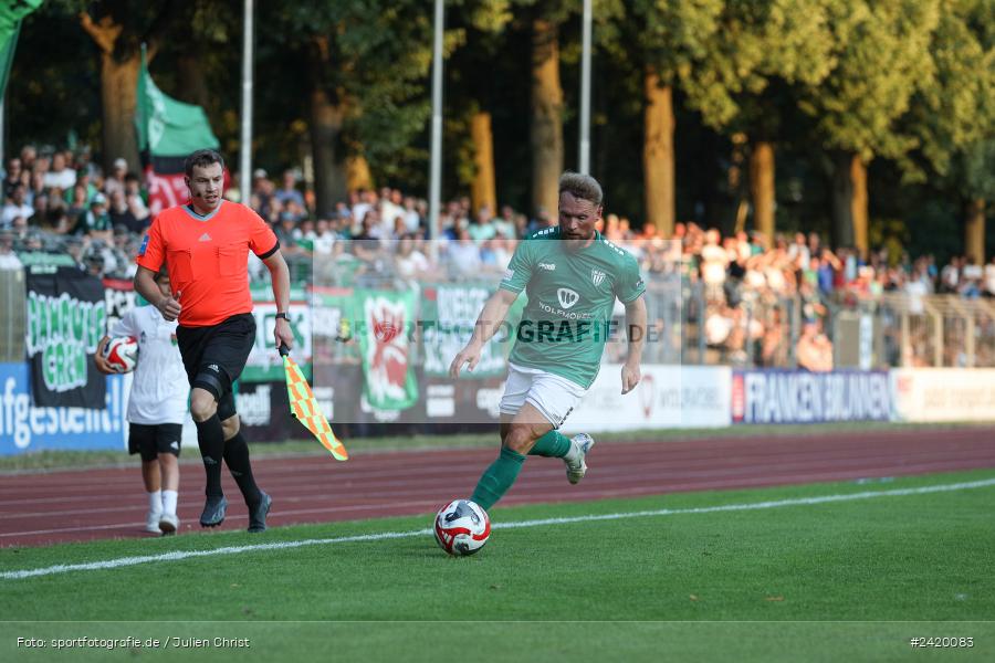 Willy-Sachs-Stadion, Schweinfurt, 19.07.2024, sport, action, Fussball, BFV, Regionalliga Bayern, 1. Spieltag, TSV, FCS, TSV Aubstadt, 1. FC Schweinfurt 1905 - Bild-ID: 2420083