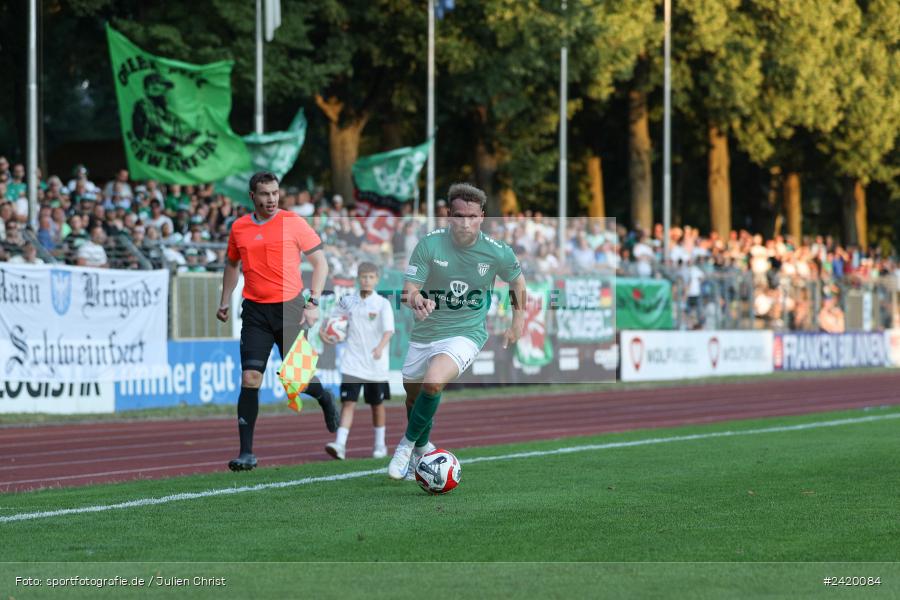 Willy-Sachs-Stadion, Schweinfurt, 19.07.2024, sport, action, Fussball, BFV, Regionalliga Bayern, 1. Spieltag, TSV, FCS, TSV Aubstadt, 1. FC Schweinfurt 1905 - Bild-ID: 2420084 Willy-Sachs-Stadion, Schweinfurt, 19.07.2024, sport, action, Fussball, BFV, Regionalliga Bayern, 1. Spieltag, TSV, FCS, TSV Aubstadt, 1. FC Schweinfurt 1905 - Bild-ID: 2420084